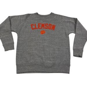 Champion Vintage Collegiate Clemson Tigers Pullover Sweatshirt Unisex Size L
